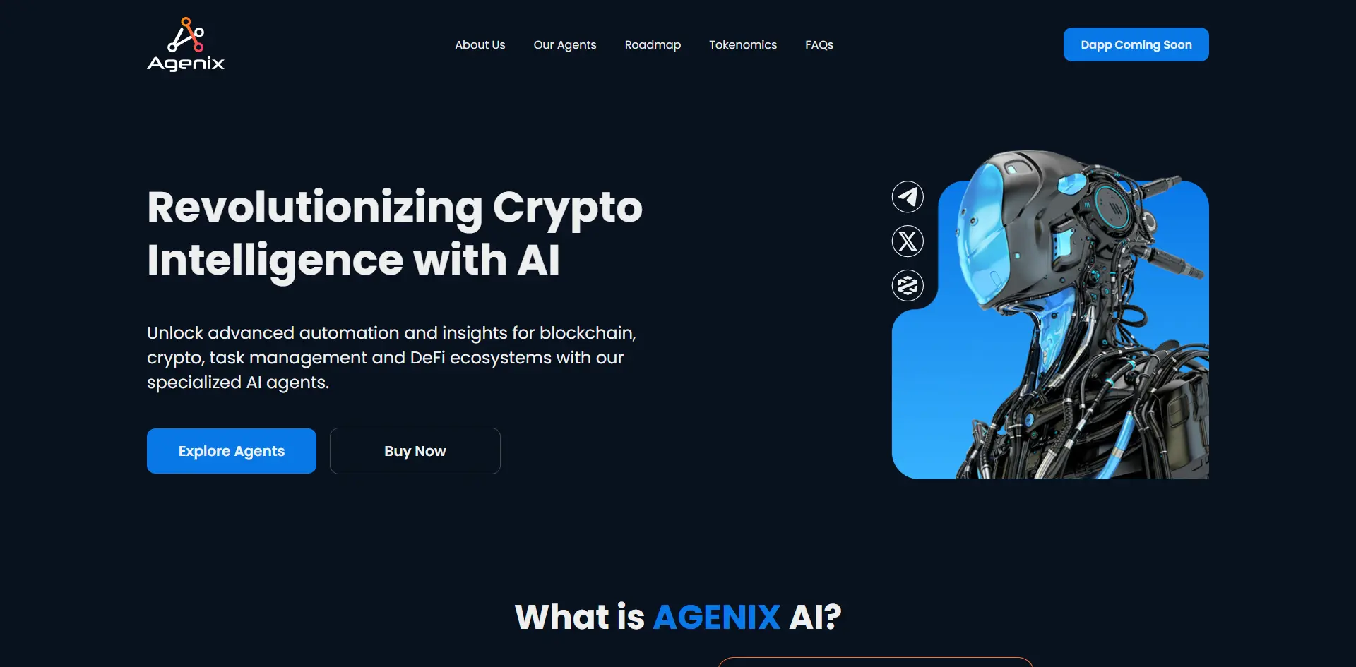 Agenix — AI-Powered Crypto & DeFi Platform